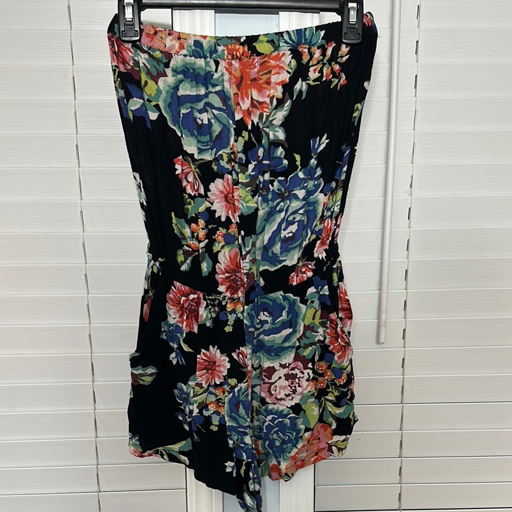 Floral Print Romper